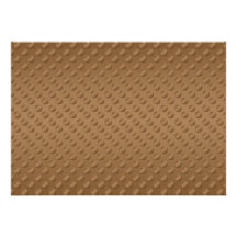 Brown polka dots on brown background personalized invitations