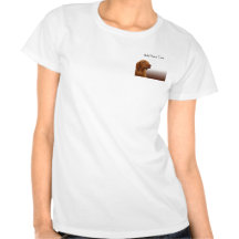 Brown Puppy on a Brown Gradient Tee Shirt