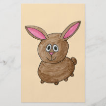 Brown Rabbit. Personalized Flyer