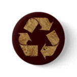 Brown Recycle Sign Pin