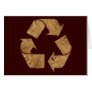 Brown Recycle Sign