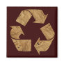 Brown Recycle Sign