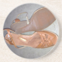 BROWN SANDALS COASTER
