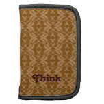 Brown Scrolling Leaves Organizers