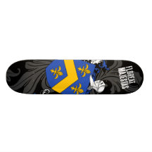 Brown Skateboard Deck
