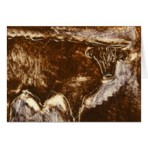 Brown Steer Card