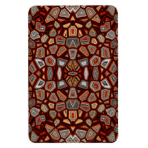 Brown Stone Look Mosaic Flex Magnet