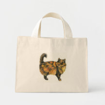 Brown Tabby Cat Tote Bag
