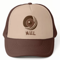 Brown & tan MulWear Logo Cap Trucker Hat