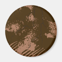 Brown Texture Refrigerator Magnet