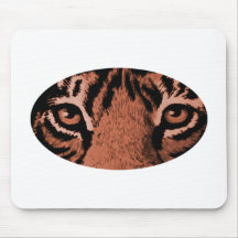 Brown Tiger Eyes The MUSEUM Zazzle Gifts Mouse Pads