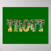 Brown Trout Design Print