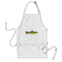 Brown Trout Fishing Apron