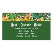 Brown Trout Fishing Business Card Templates