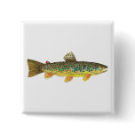 Brown Trout Fishing Pins