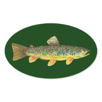 Brown Trout Fishing Stickers