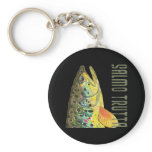 Brown Trout Ichthyology, Fishing, Fly Fishing Key Chains