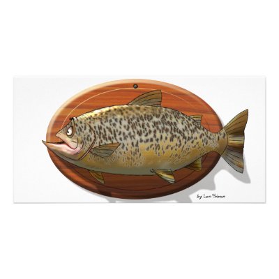 Brown Trout Photo Greeting Card by len_simon