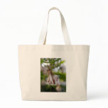 Brown & White Seedpod Canvas Bag