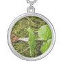 Brown Wild Ginger (Asarum Canadense) flowers Custom Necklace