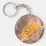 Brown Wild rose flowers Key Chain