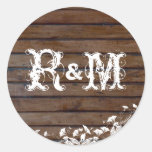Brown Wood Planks Seals Sticker