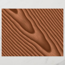 Brown Woodgrain Textured Full Color Flyer