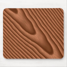 Brown Woodgrain Textured Mouse Pads