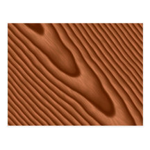 Brown Woodgrain Textured Postcards