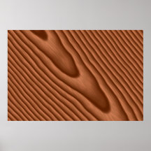 Brown Woodgrain Textured Poster