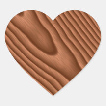 Brown Woodgrain Textured Stickers