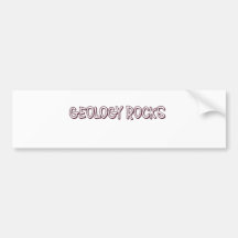 brownGEOROCKS1.png Bumper Stickers