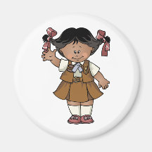 Brownie Dark Skin Magnet