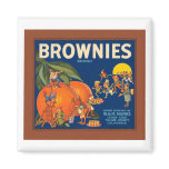 Brownies Brand Vintage Fruit Crate Label magnets
