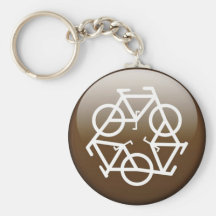 Browns recycle symbol keychains
