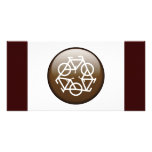 Browns recycle symbol photo cards