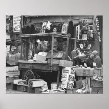 Brownsville market, Brooklyn: 1962 Print