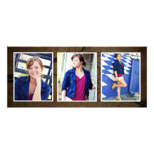 Browntone Frame Photo Event Marketing Cards Invitations