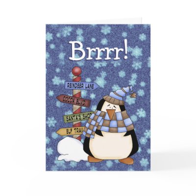 Brrr!  Seasons Greetings custom card by RanchLady