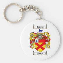 BRUCE FAMILY CREST -  BRUCE COAT OF ARMS KEY CHAINS