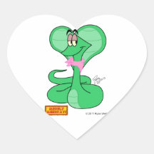 Bruce the Gay Vegan Cobra Sticker