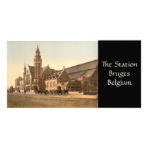 Bruges - la station, Belgique Photocartes Personnalisées