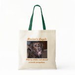 Bruiser's Angels Animal Rescue Tote Bag