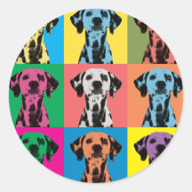 Bruit-Art dalmatien Autocollants