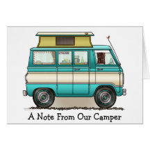 Bruit Top Van Camper Carte De Vœux