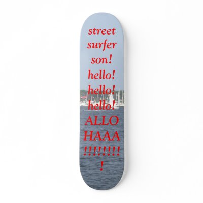 BRUIZZA STREET SURFER SERIES CUSTOM SKATE BOARD by BRUIZZA