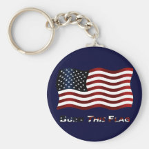 Brûlez ce drapeau porte-clef