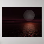 Brume de brun de hausse de lune de Joann Posters