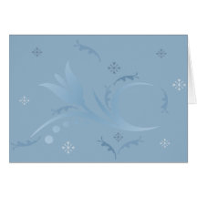 Brume de tulipe dans la carte de note bleue