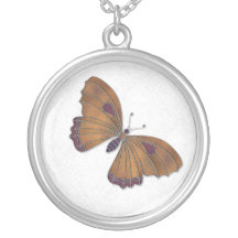 Brun de brocard de papillon de collier de demoisel